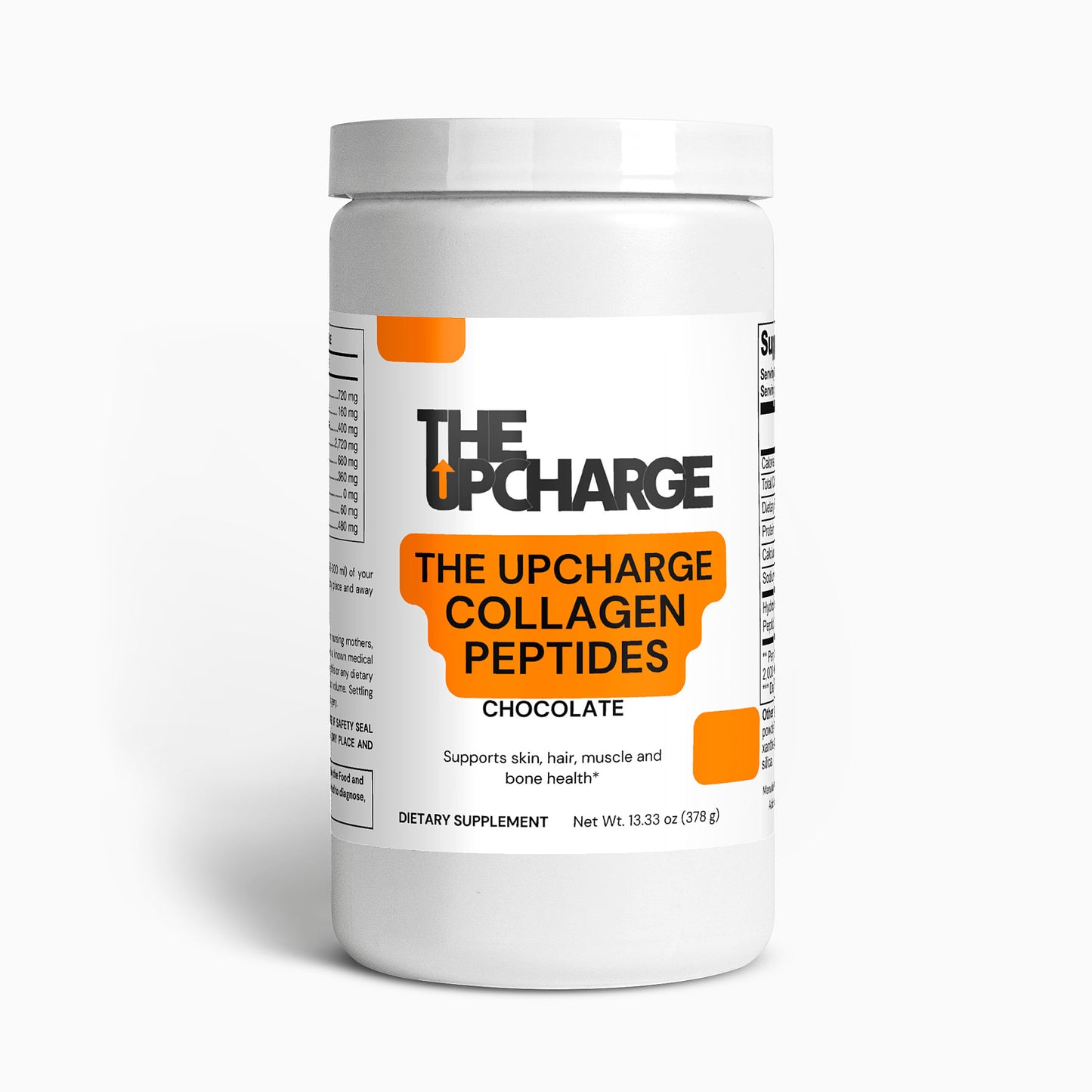 The UpCharged Collagen Peptides Powder (Chocolate)