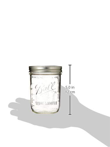 Wide Mason Jars with Lids