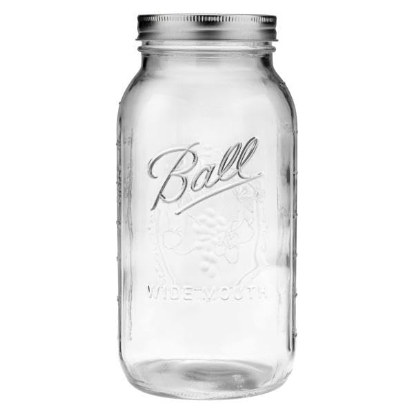 Wide Mason Jars with Lids