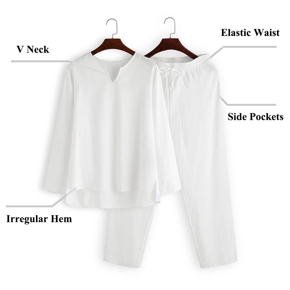 Men's Cotton Linen Set