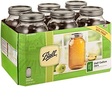 Wide Mason Jars with Lids