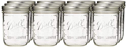 Wide Mason Jars with Lids