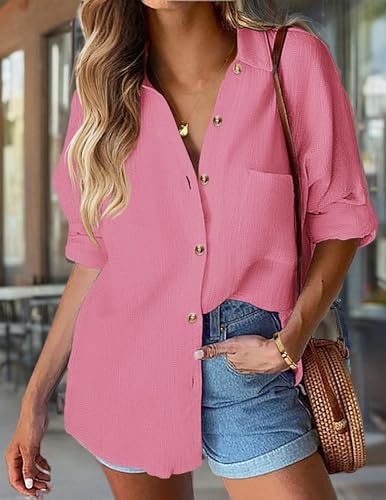 Women's Cotton Button Shirt