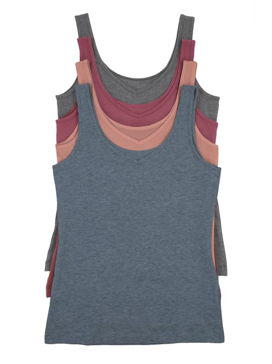 Reversible Cotton Women’s Tank Top | 4-Pack