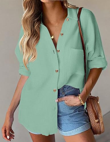 Women's Cotton Button Shirt