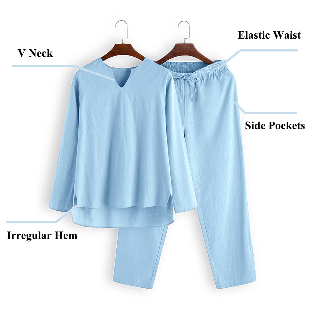 Men's Cotton Linen Set