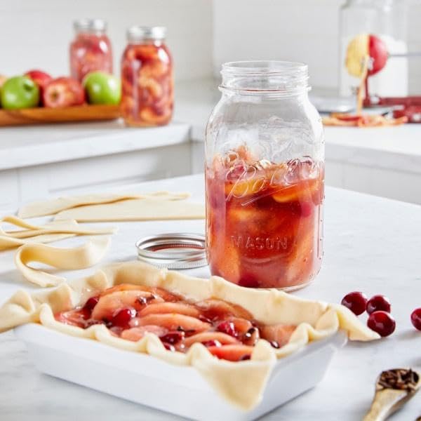 Wide Mason Jars with Lids