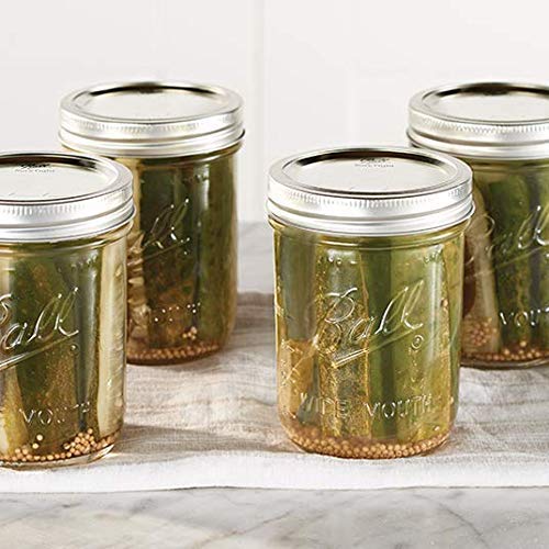 Wide Mason Jars with Lids