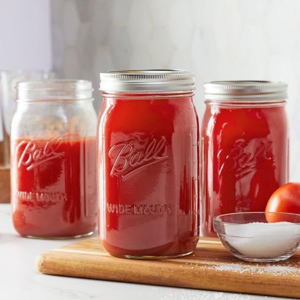 Wide Mason Jars with Lids