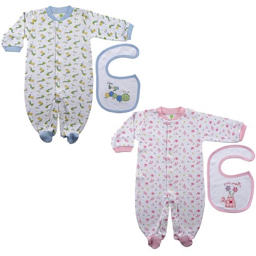 Unisex Baby Organic Cotton Bodysuits