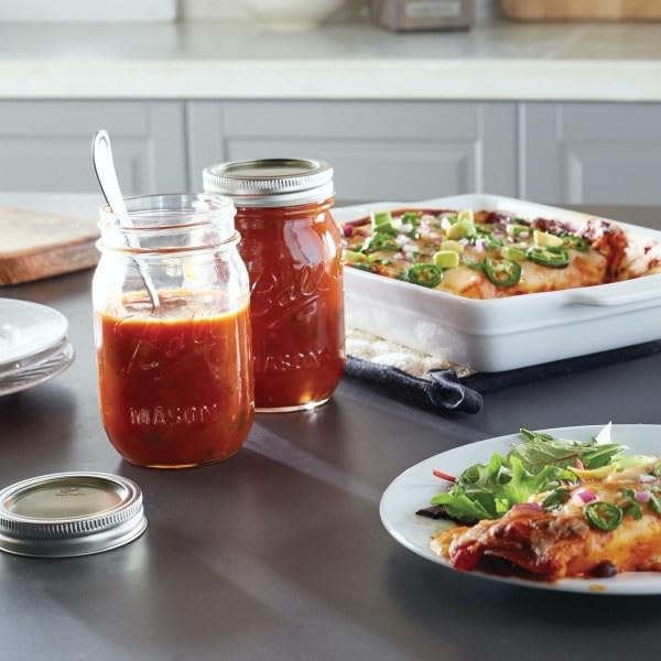 Wide Mason Jars with Lids