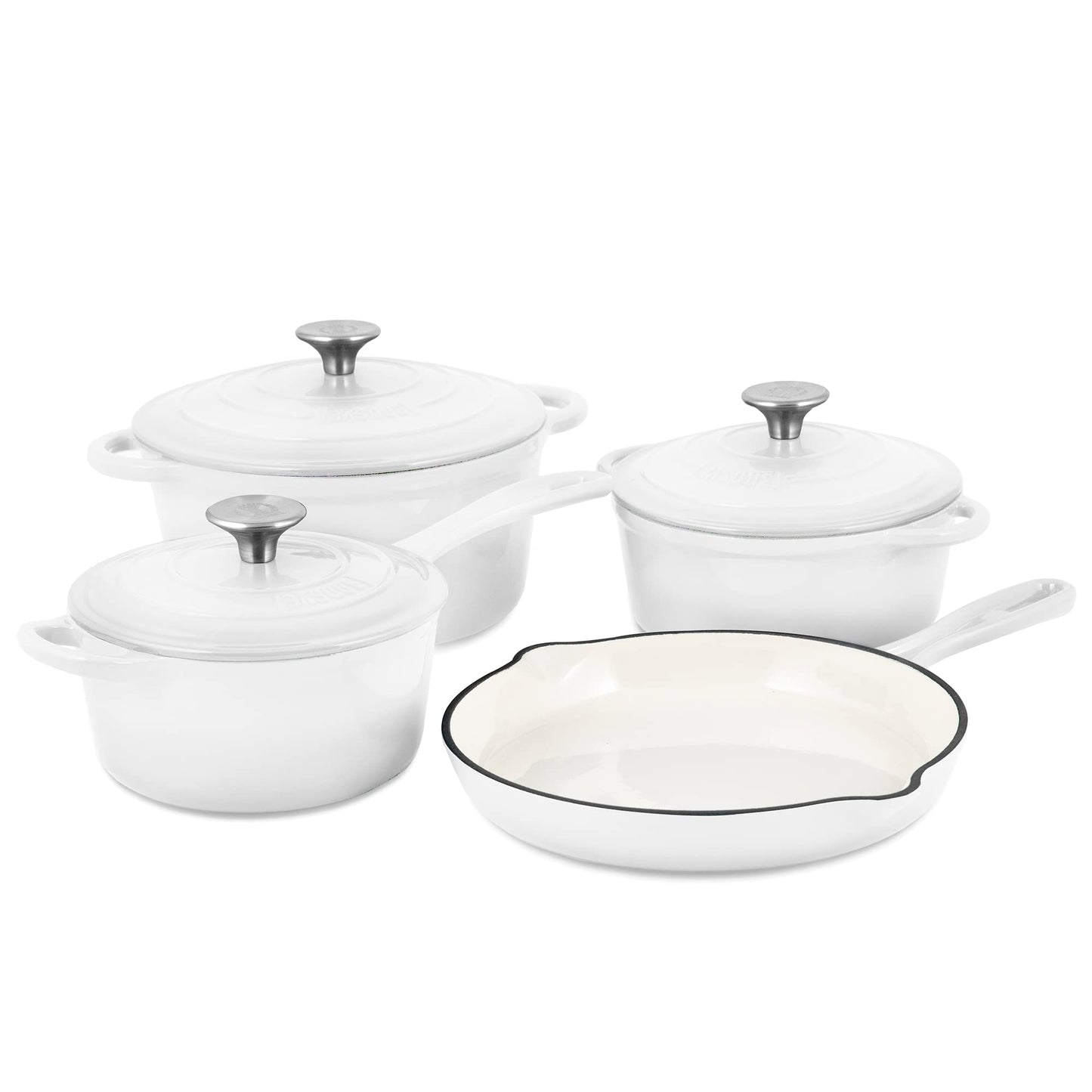 7-Piece Enameled Cookware Set