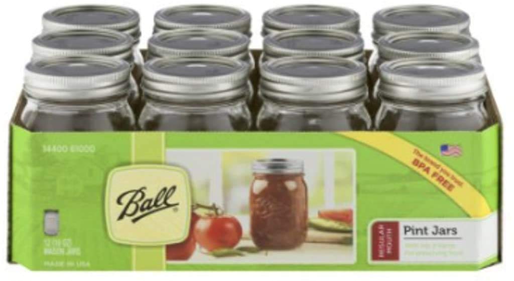 Wide Mason Jars with Lids