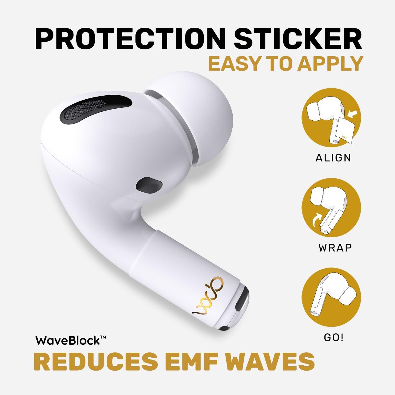 EMF Protection Sticker For AirPods Pro