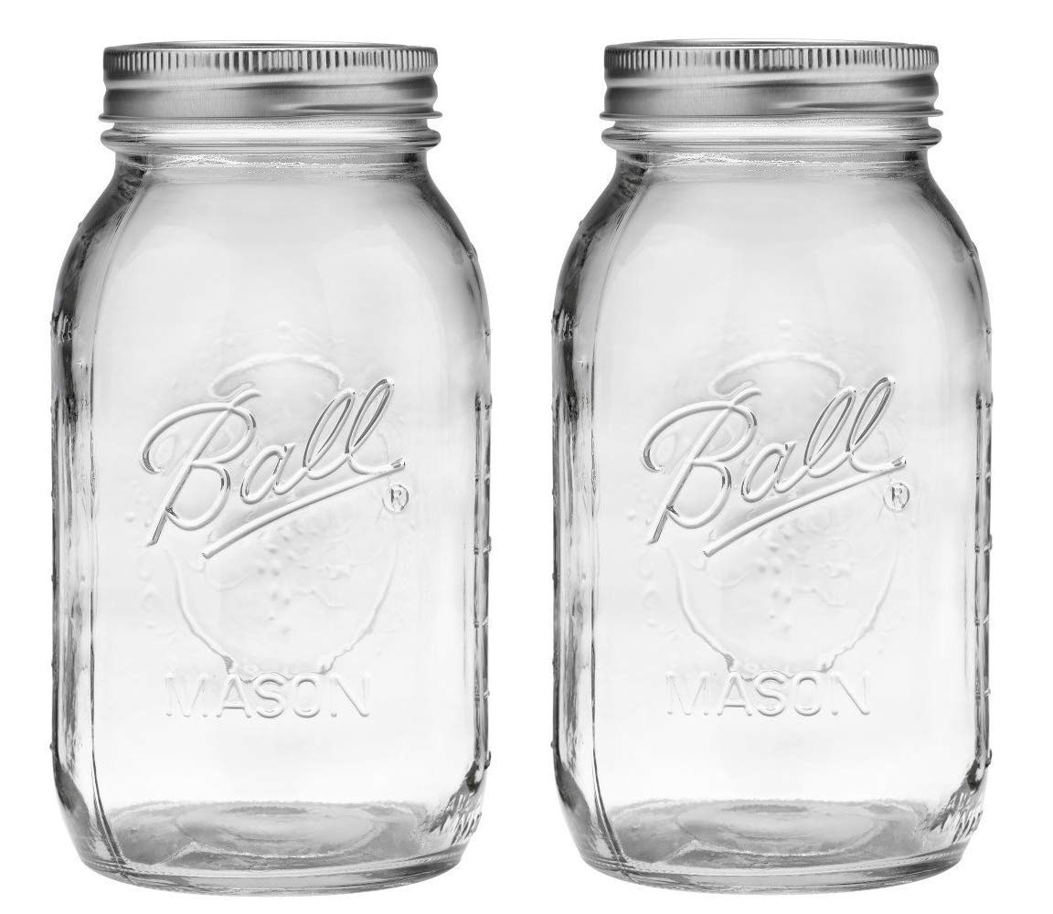 Wide Mason Jars with Lids