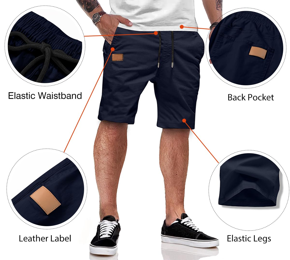 Men's Cotton Casual Shorts