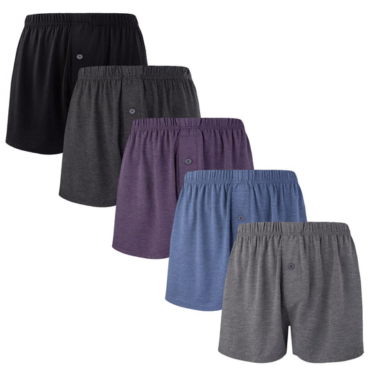 Men's Boxers Short Boxer for Men Soft Comfortable Casual Breathable Underwear (3 Pack or 5 Pack)