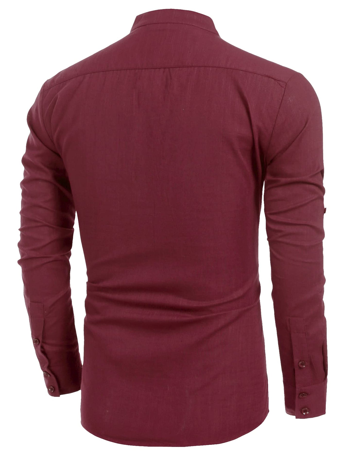 Men's Linen Henley Shirt