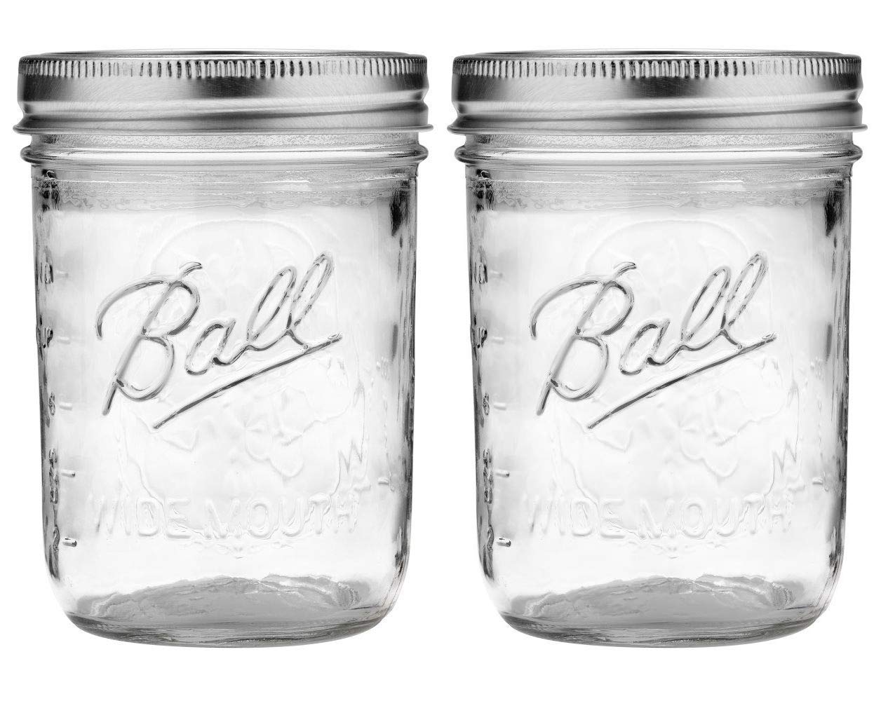 Wide Mason Jars with Lids