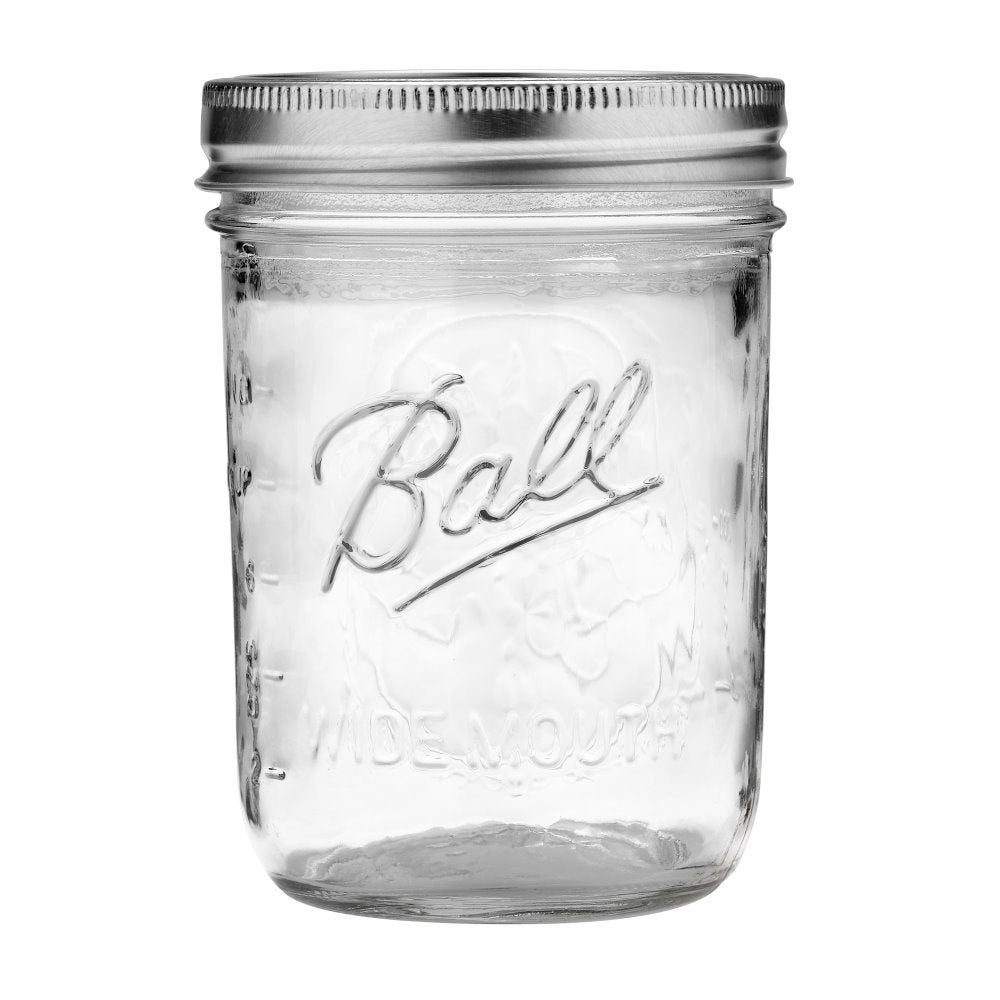 Wide Mason Jars with Lids