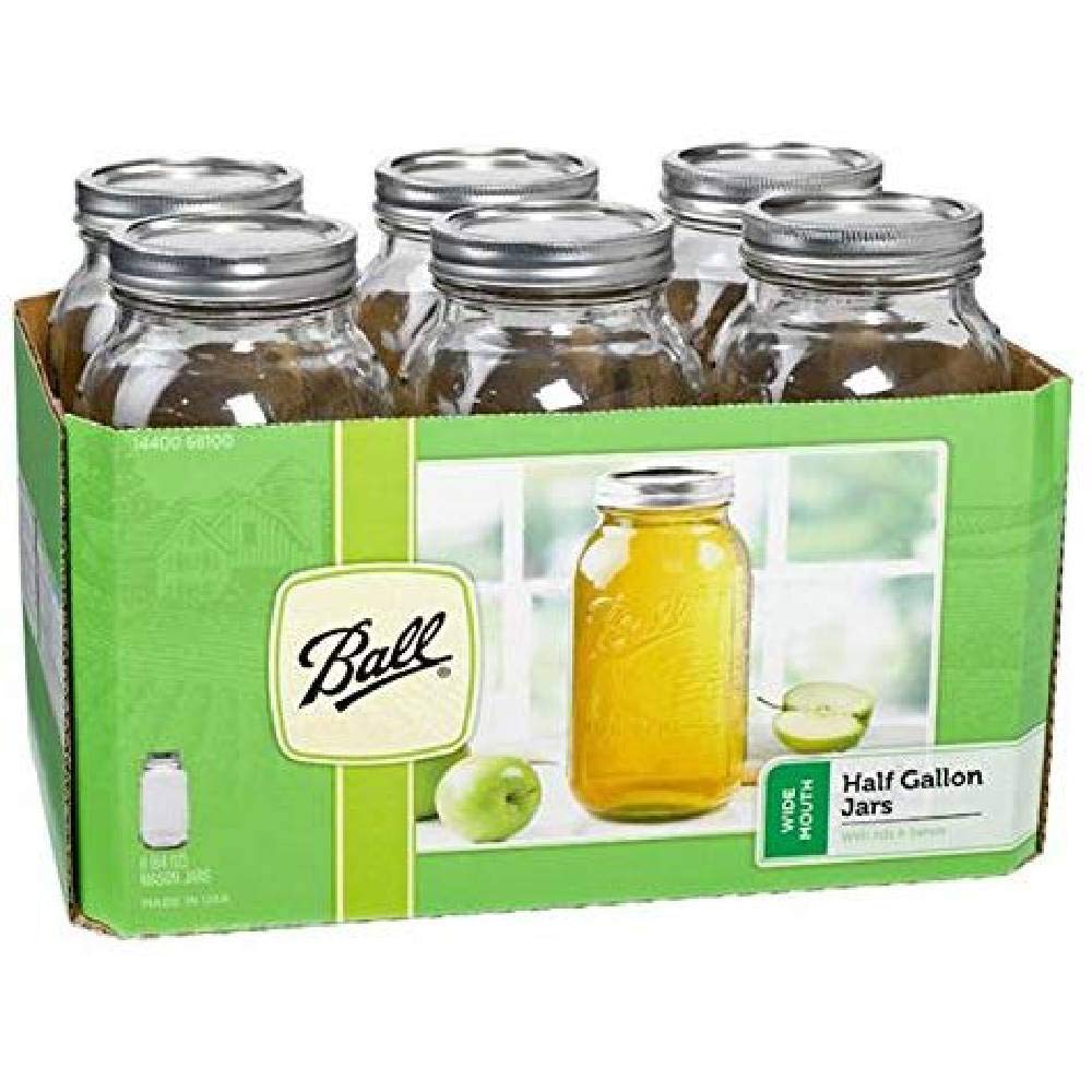 Wide Mason Jars with Lids