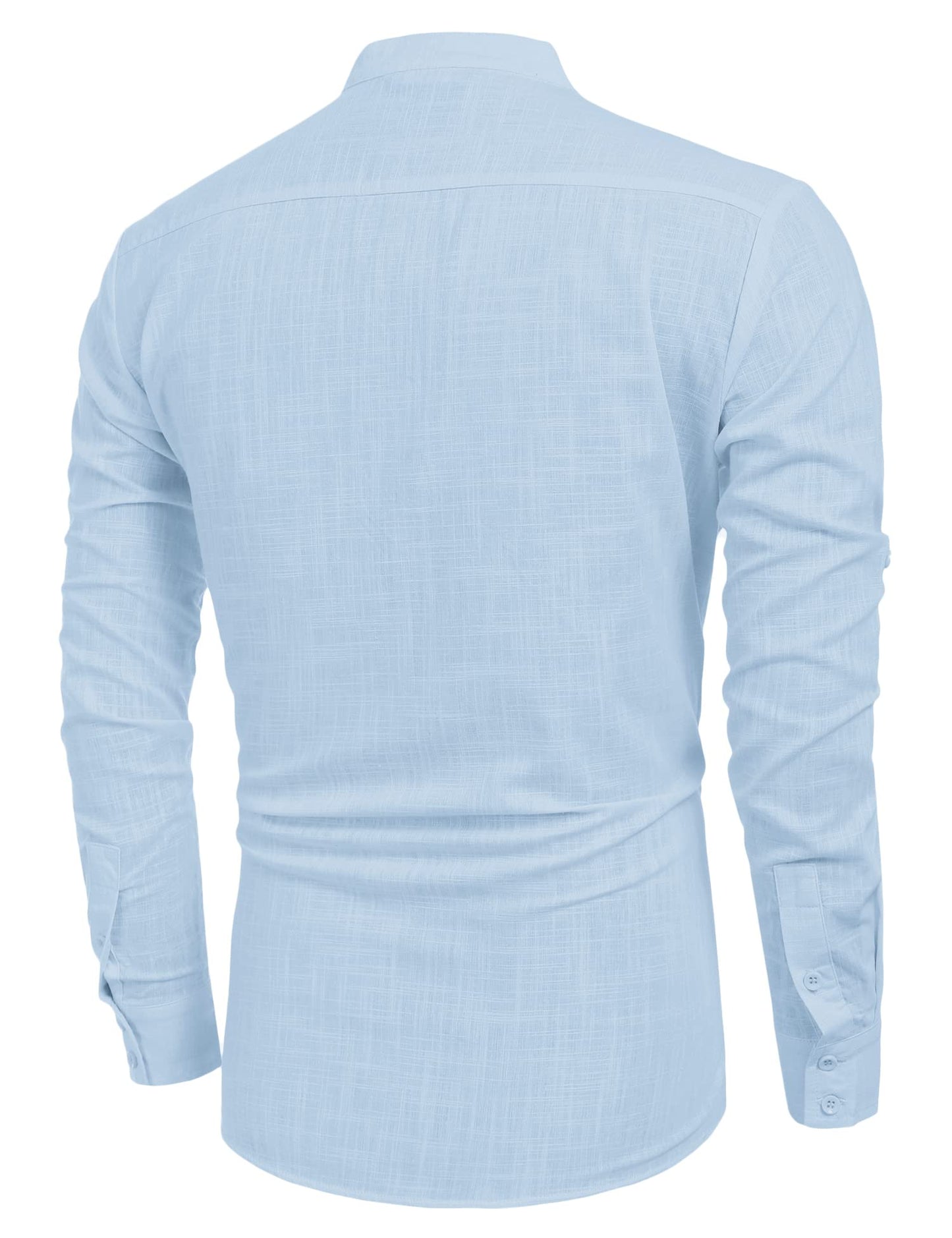 Men's Linen Henley Shirt