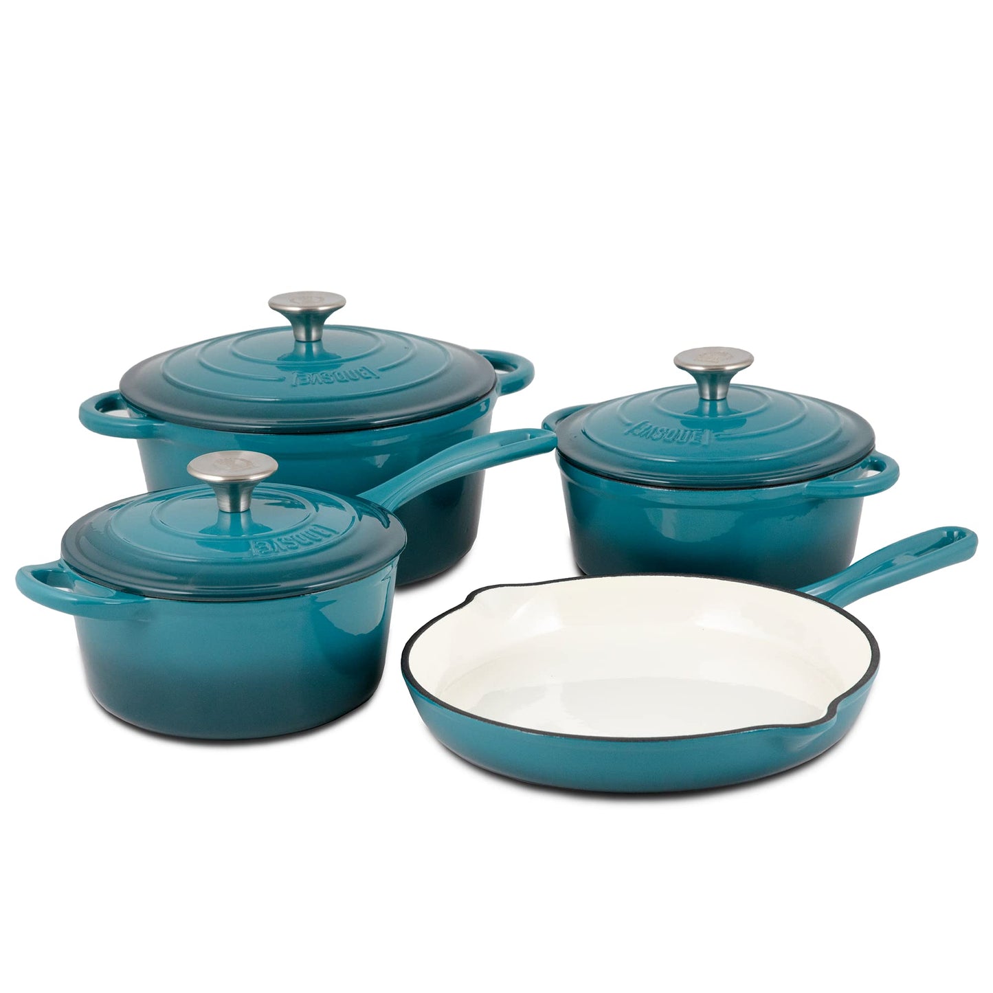 7-Piece Enameled Cookware Set