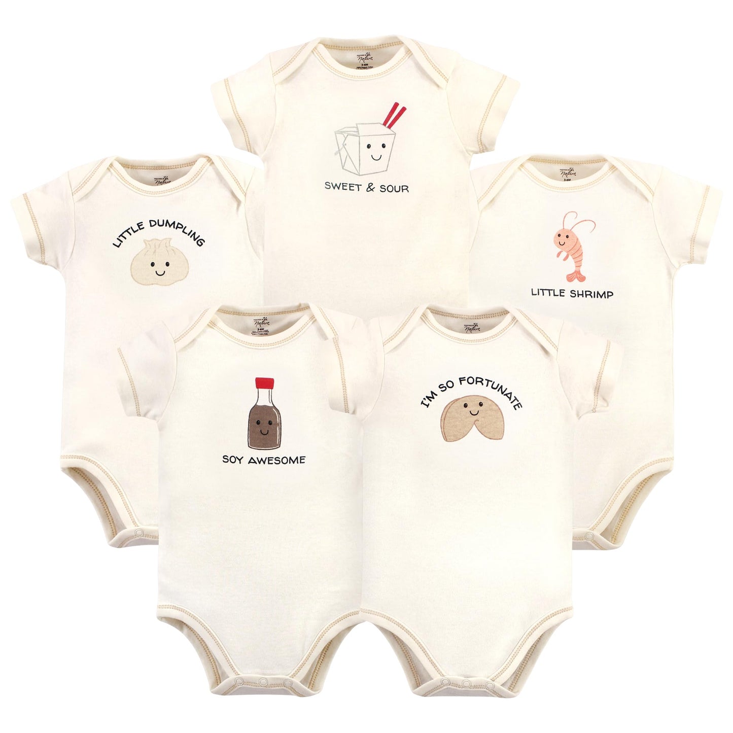 Unisex Baby Organic Cotton Bodysuits