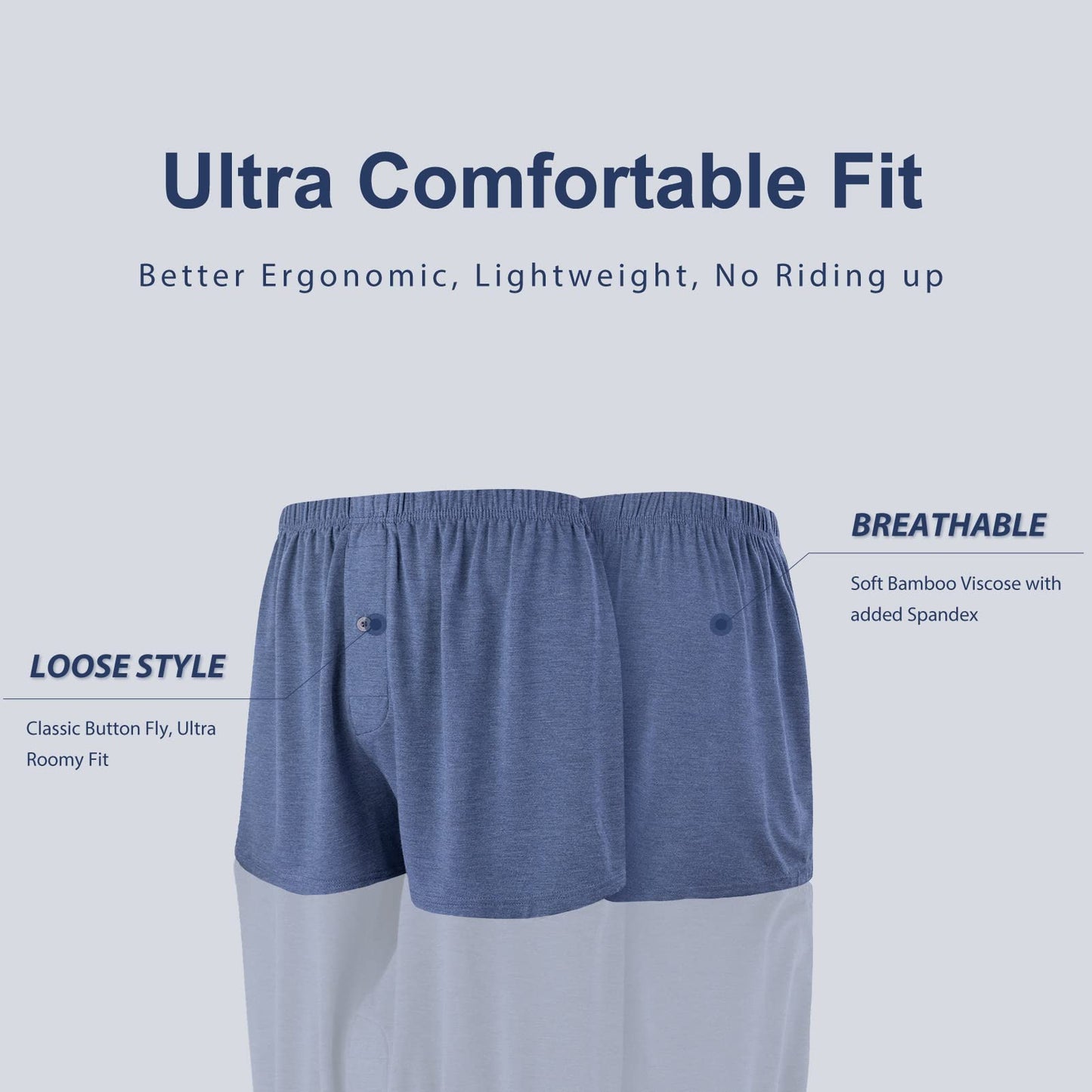 Breathable Casual Boxers Set