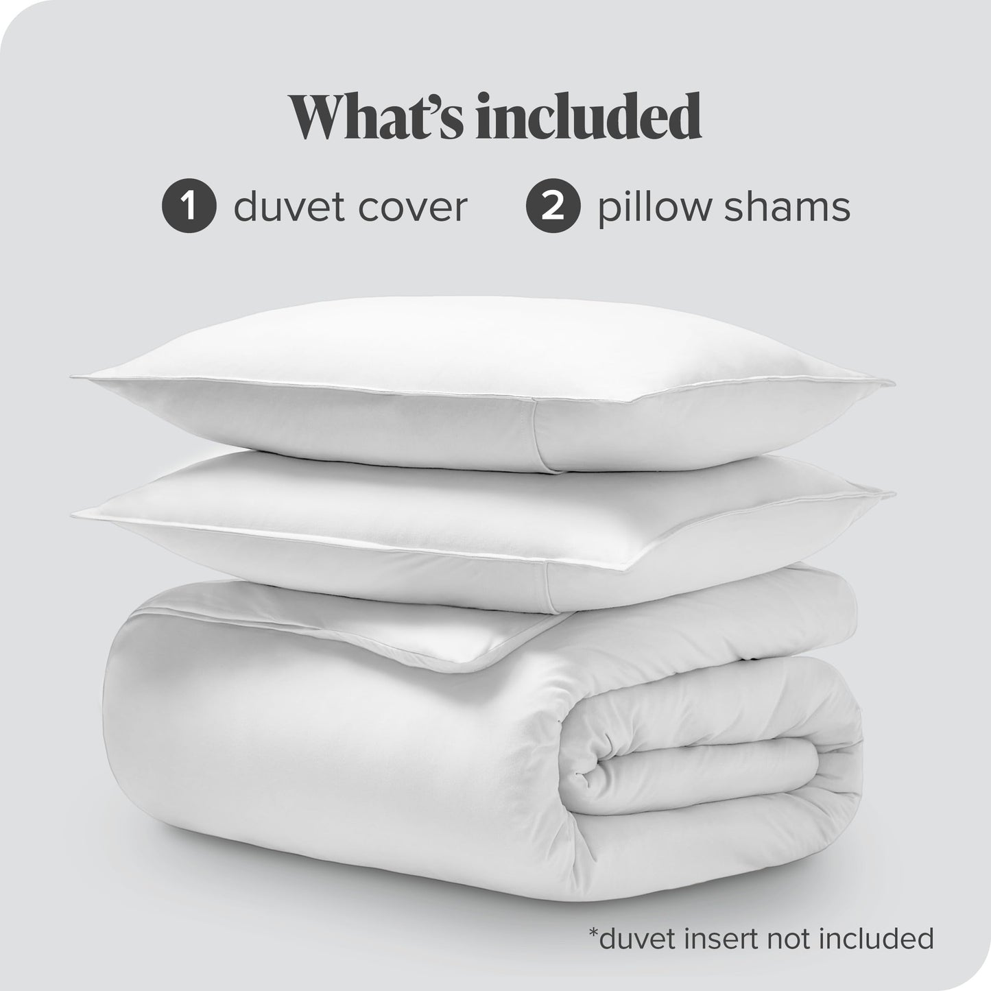 100% Organic Cotton Jersey Duvet Cover Set - Full/Queen Size - Ultra Soft - 100% Cotton - 3pcs - Corner Ties - Button Closure - Bedding Duvet Cover & Pillow Shams (Full/Queen, White)