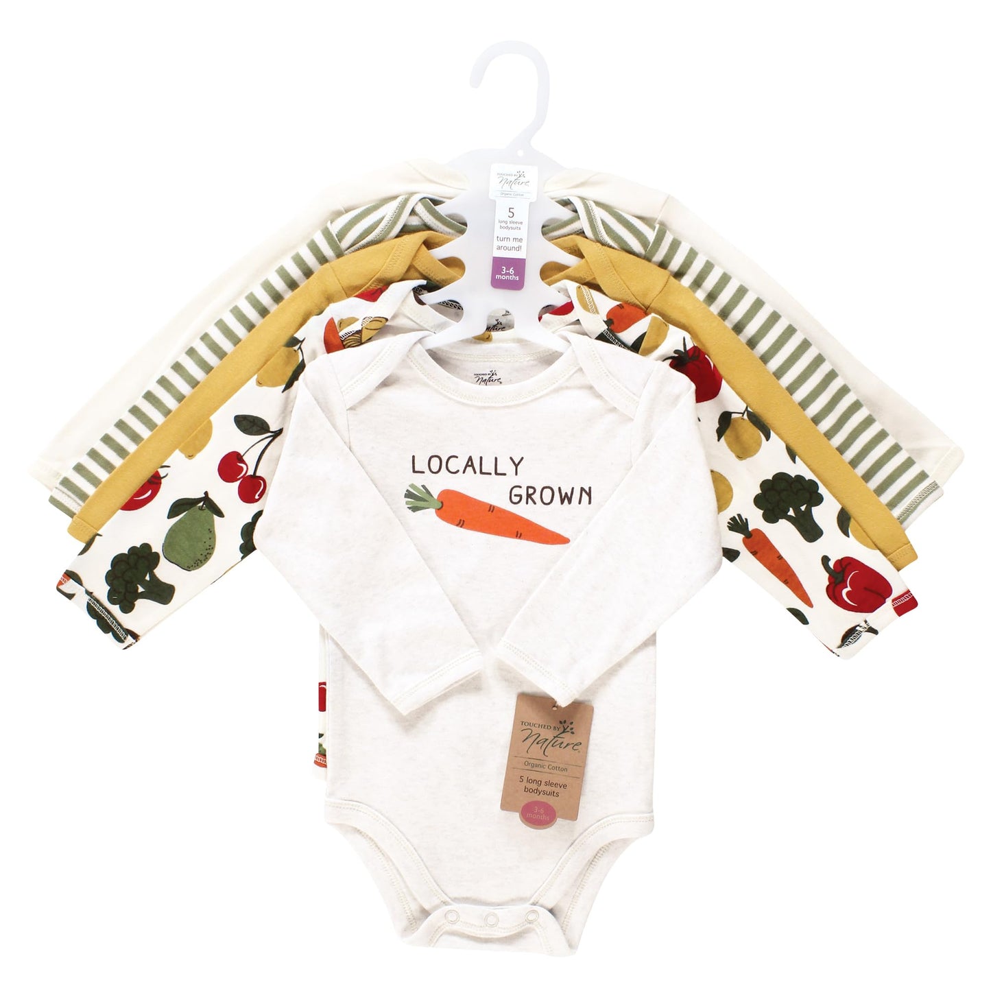 Unisex Baby Long-Sleeve Bodysuits