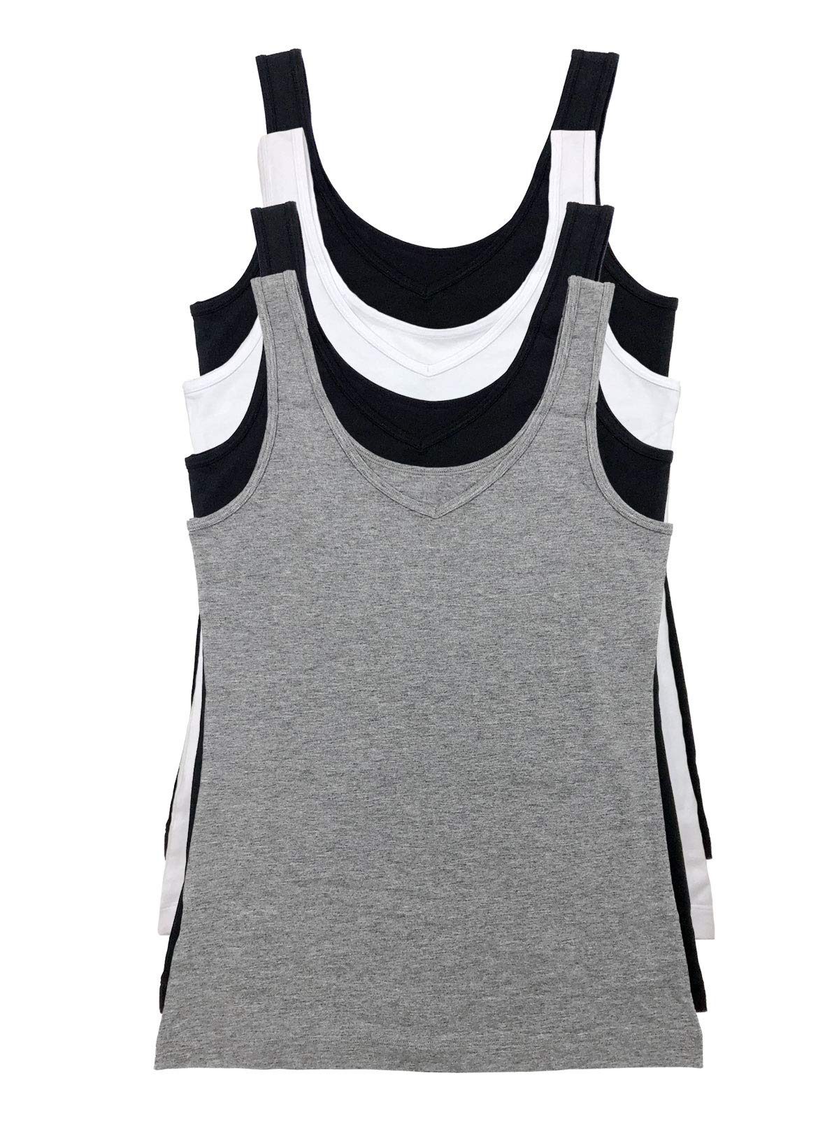 Reversible Cotton Women’s Tank Top | 4-Pack