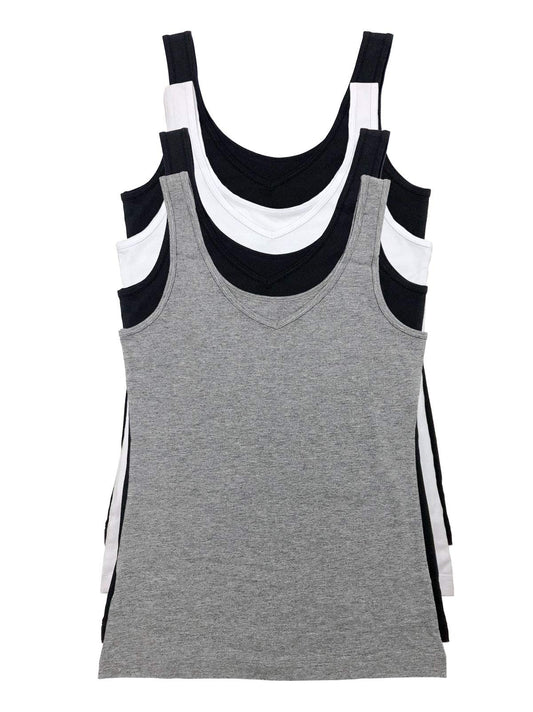 Reversible Cotton Women’s Tank Top | 4-Pack