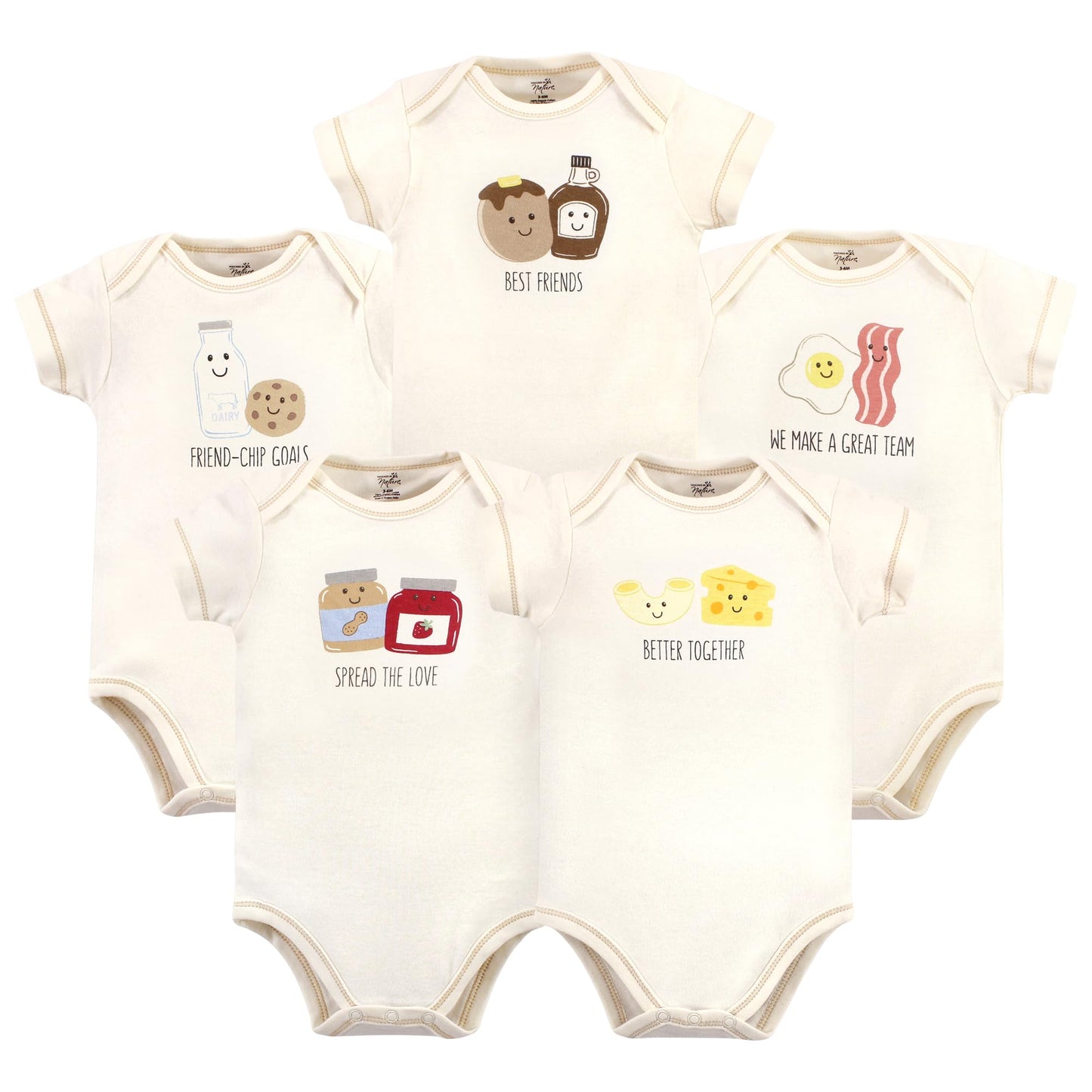 Unisex Baby Organic Cotton Bodysuits