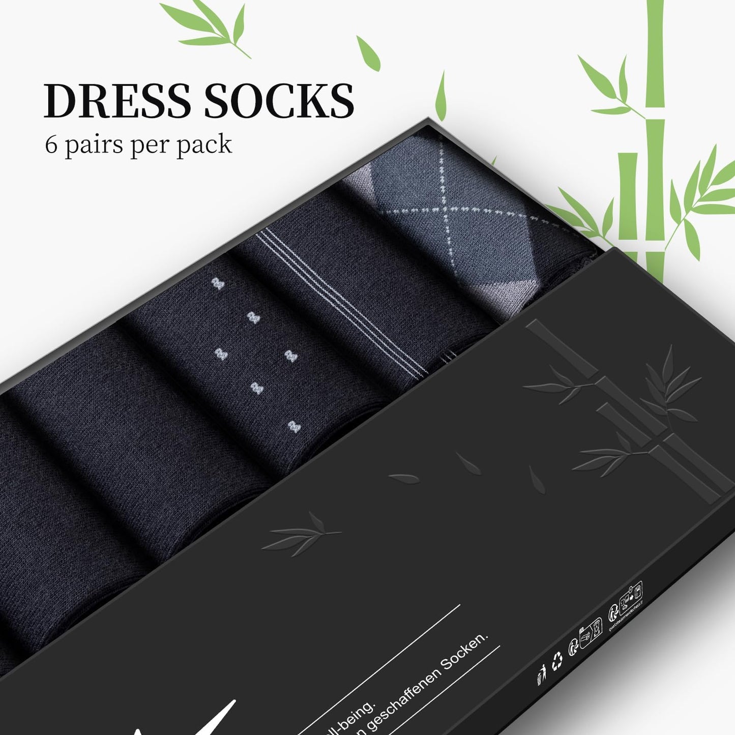 Soft Breathable Dress Socks