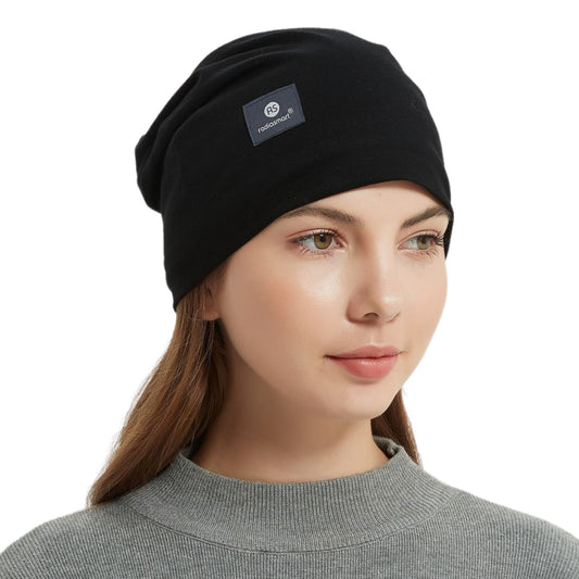 Smart EMF Protection Slouch Beanie, 5G, RF Shielding, WiFi Protection, Brain Coat