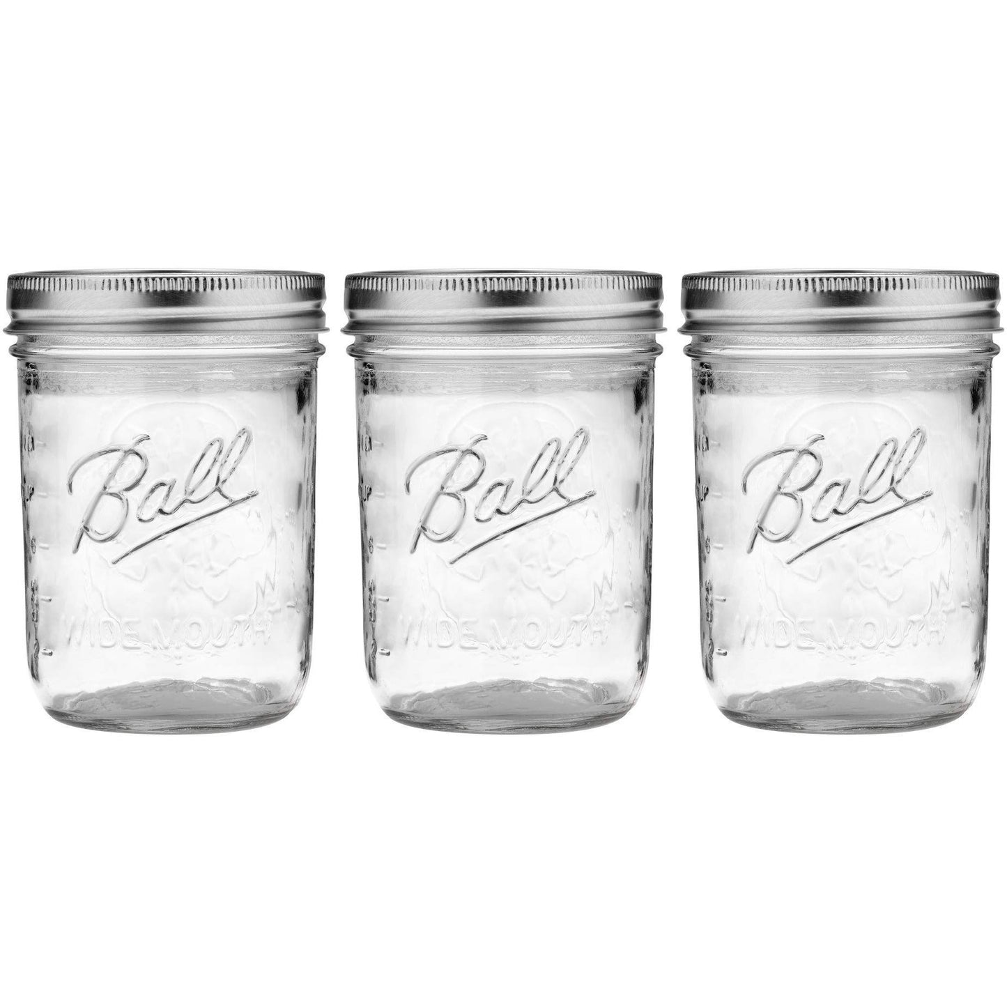 Wide Mason Jars with Lids