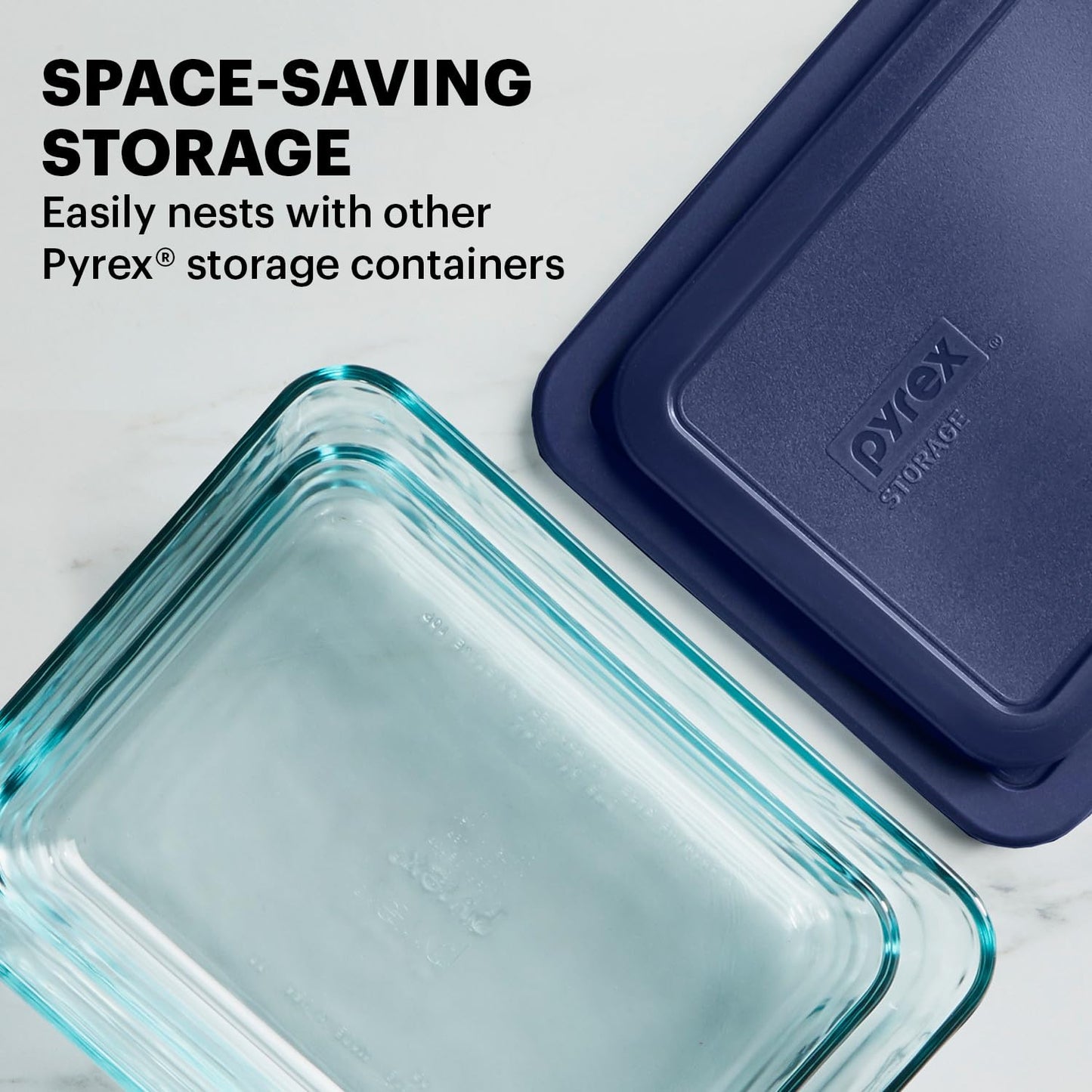 Pyrex 14-Pc Glass Food Storage Set - 7, 4, 2 & 1-Cup Round Containers with Lids - BPA-Free, Dishwasher & Microwave Safe