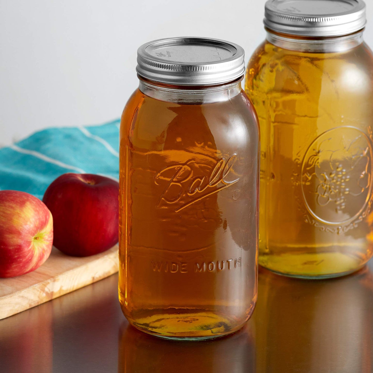 Wide Mason Jars with Lids