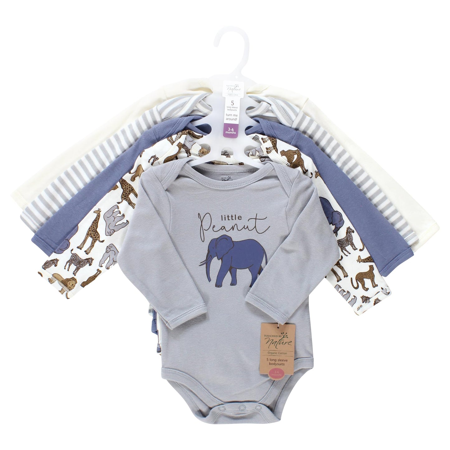 Unisex Baby Long-Sleeve Bodysuits