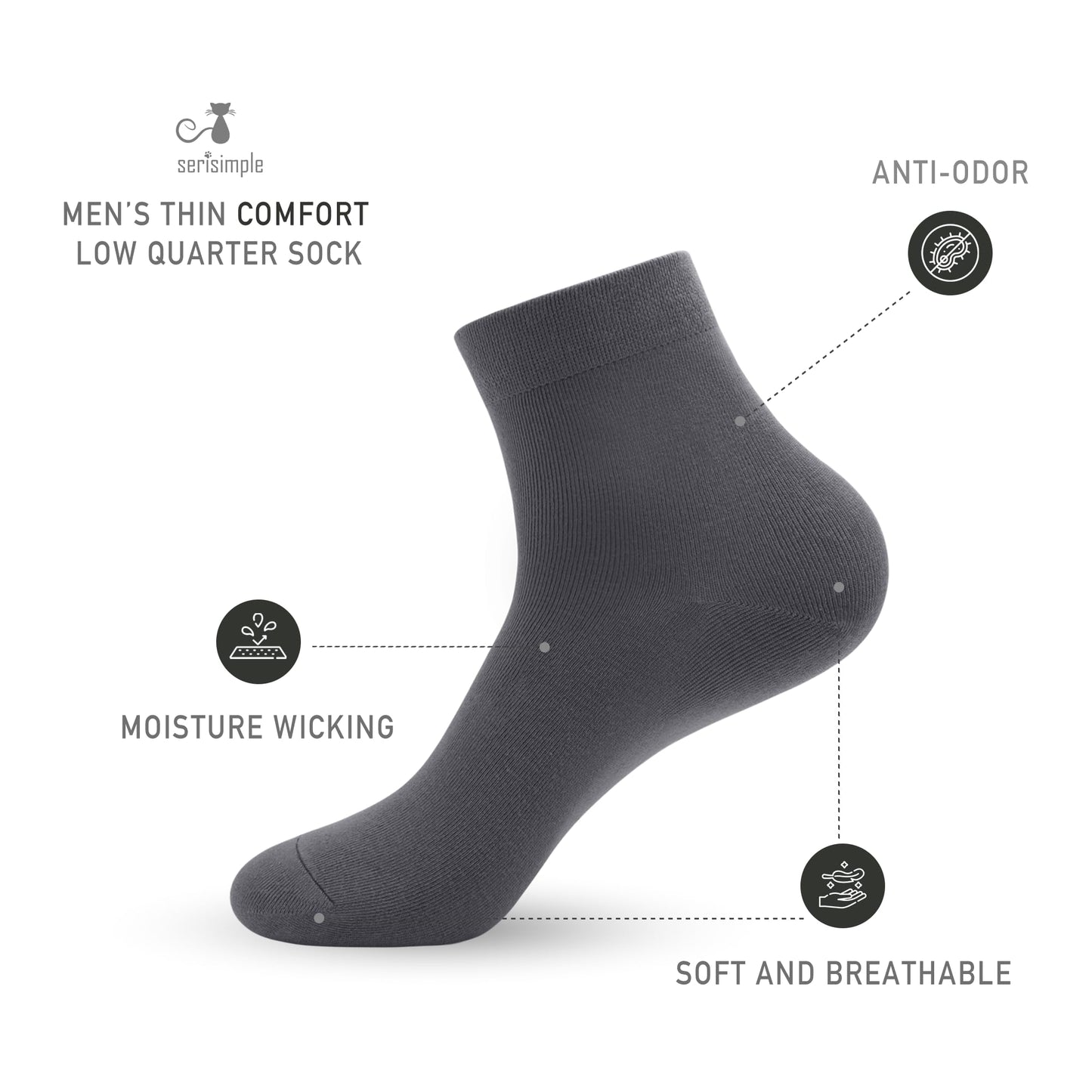 Viscose Bamboo Men’s Socks