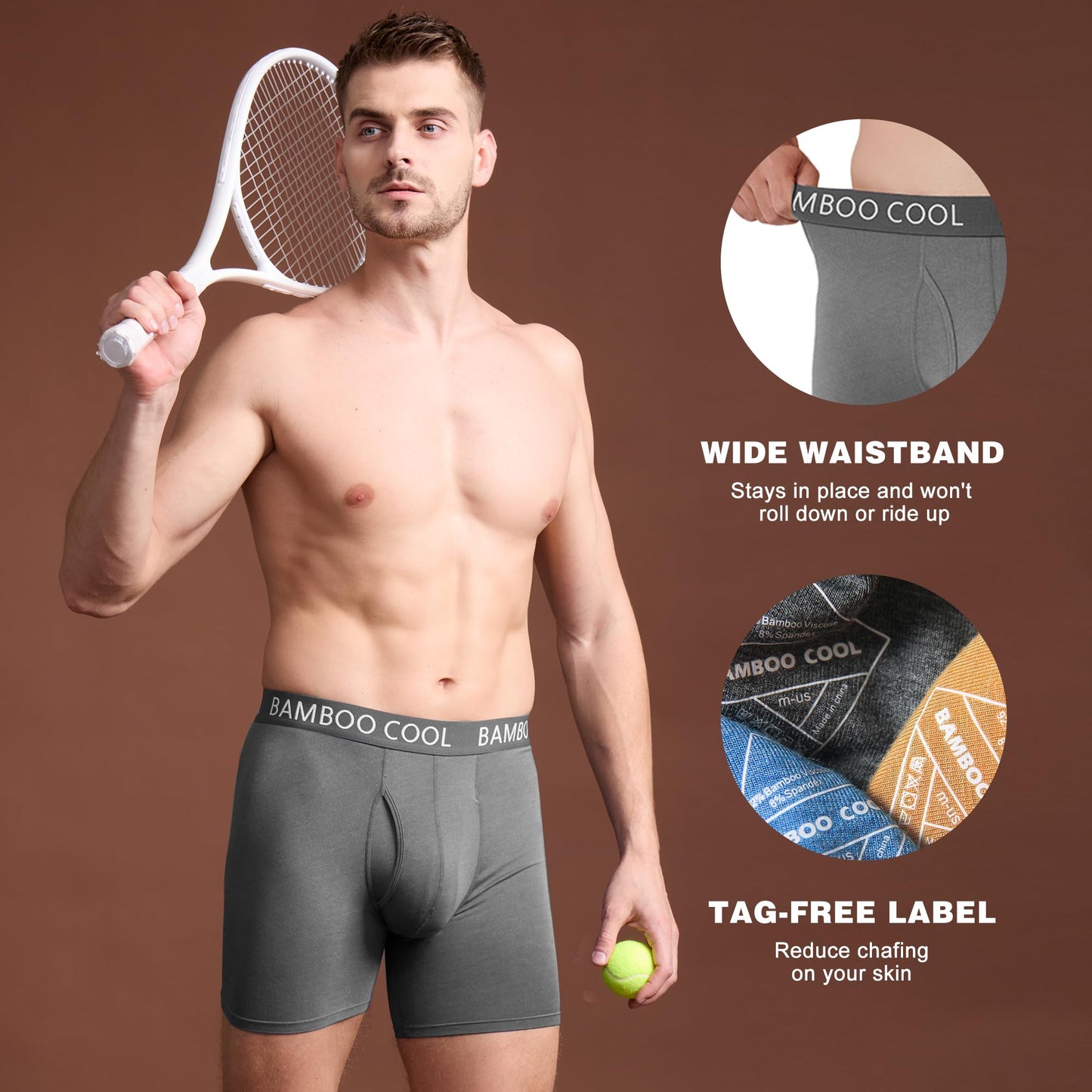 Breathable Men's Underwear Set