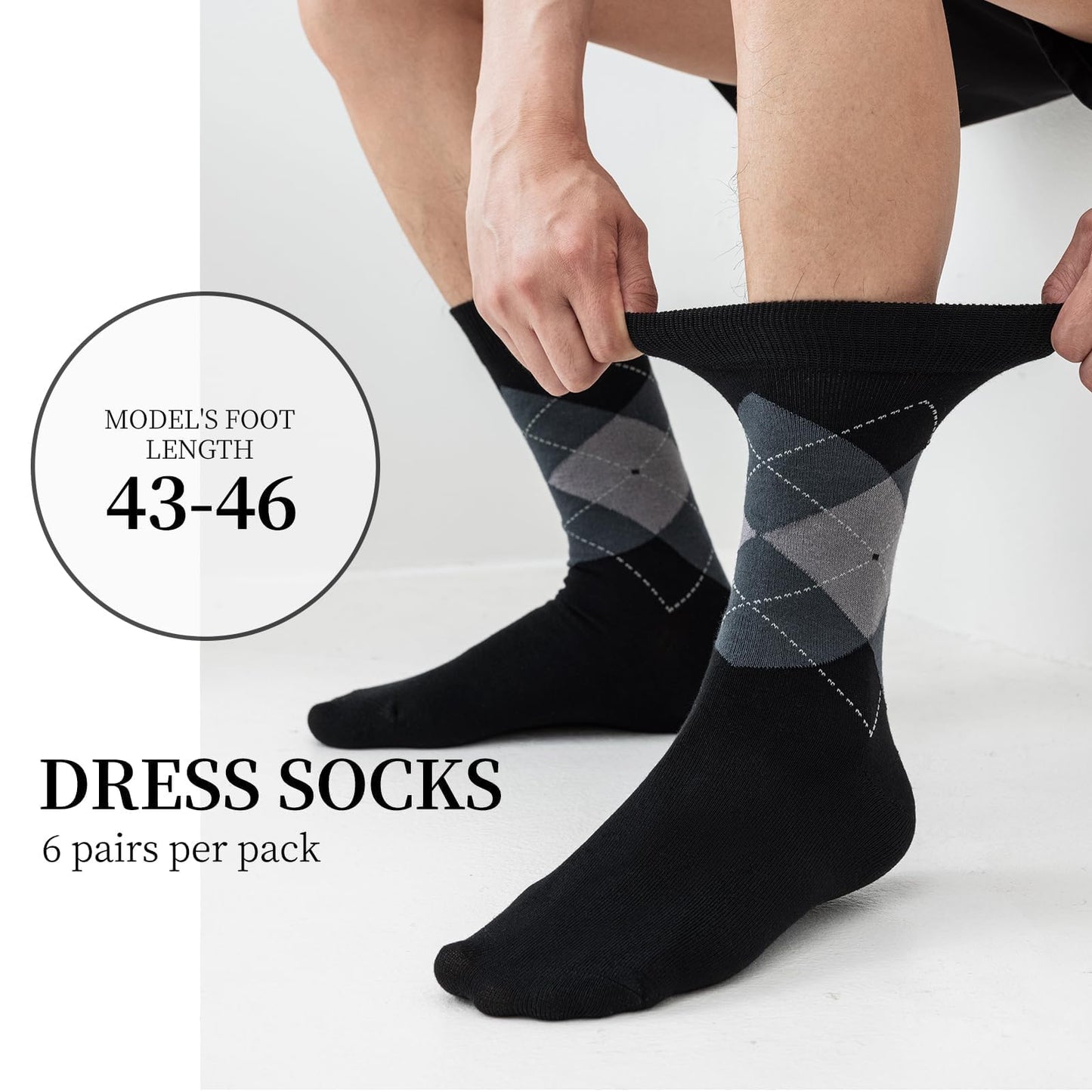 Soft Breathable Dress Socks