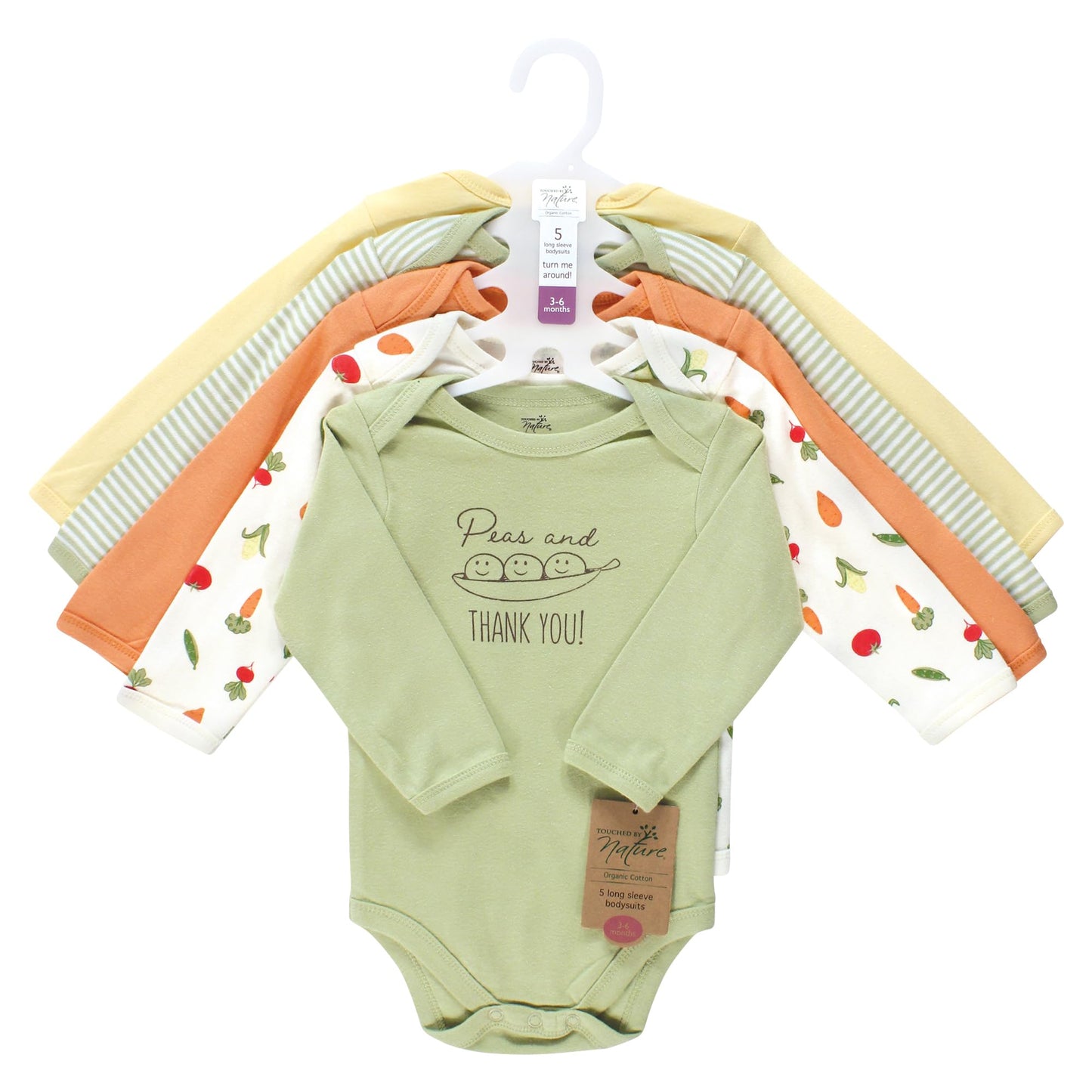 Unisex Baby Long-Sleeve Bodysuits