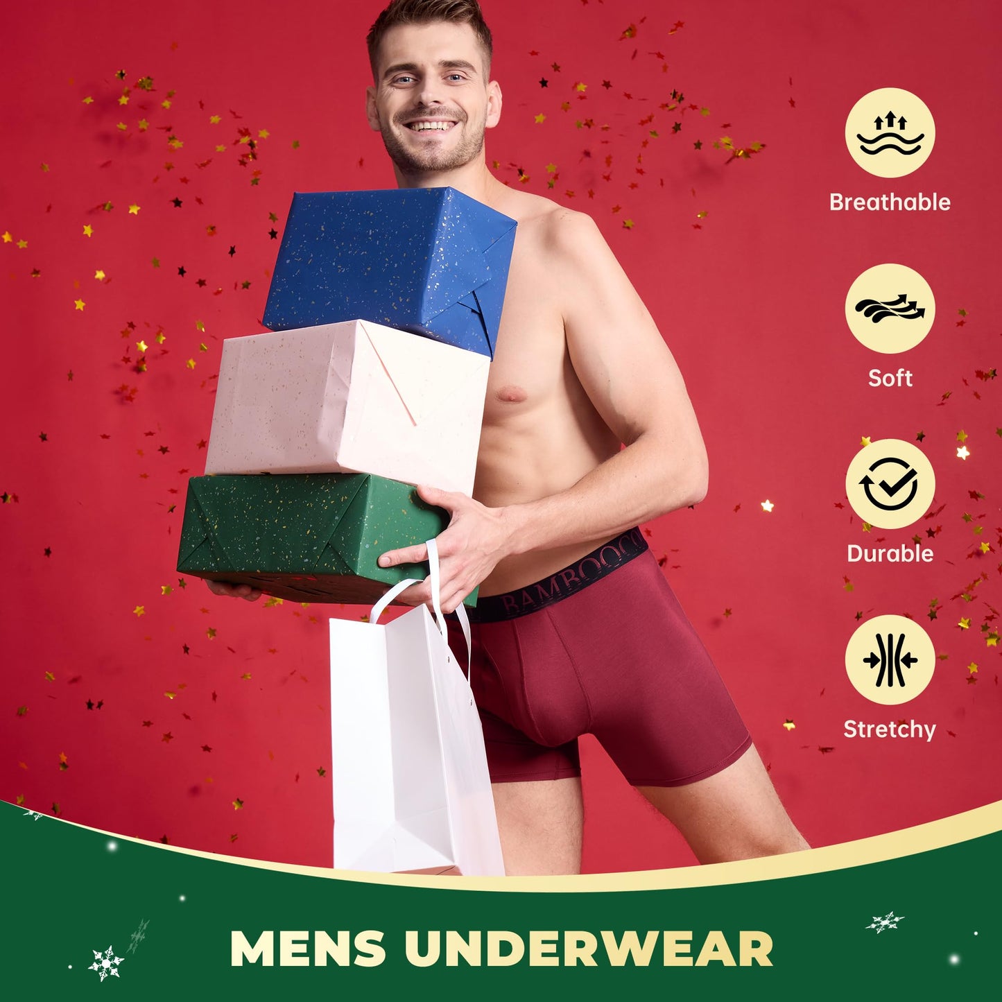 Breathable Men's Underwear Set