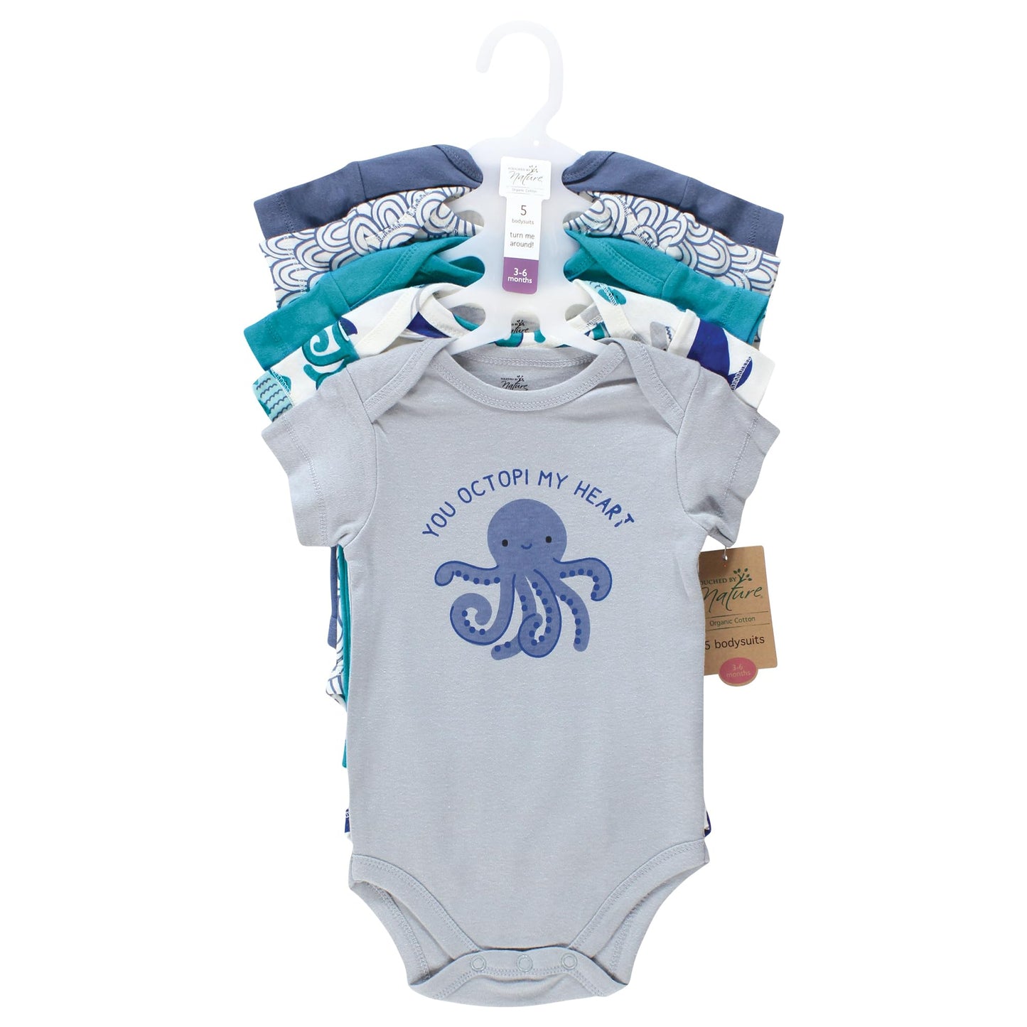 Unisex Baby Organic Cotton Bodysuits