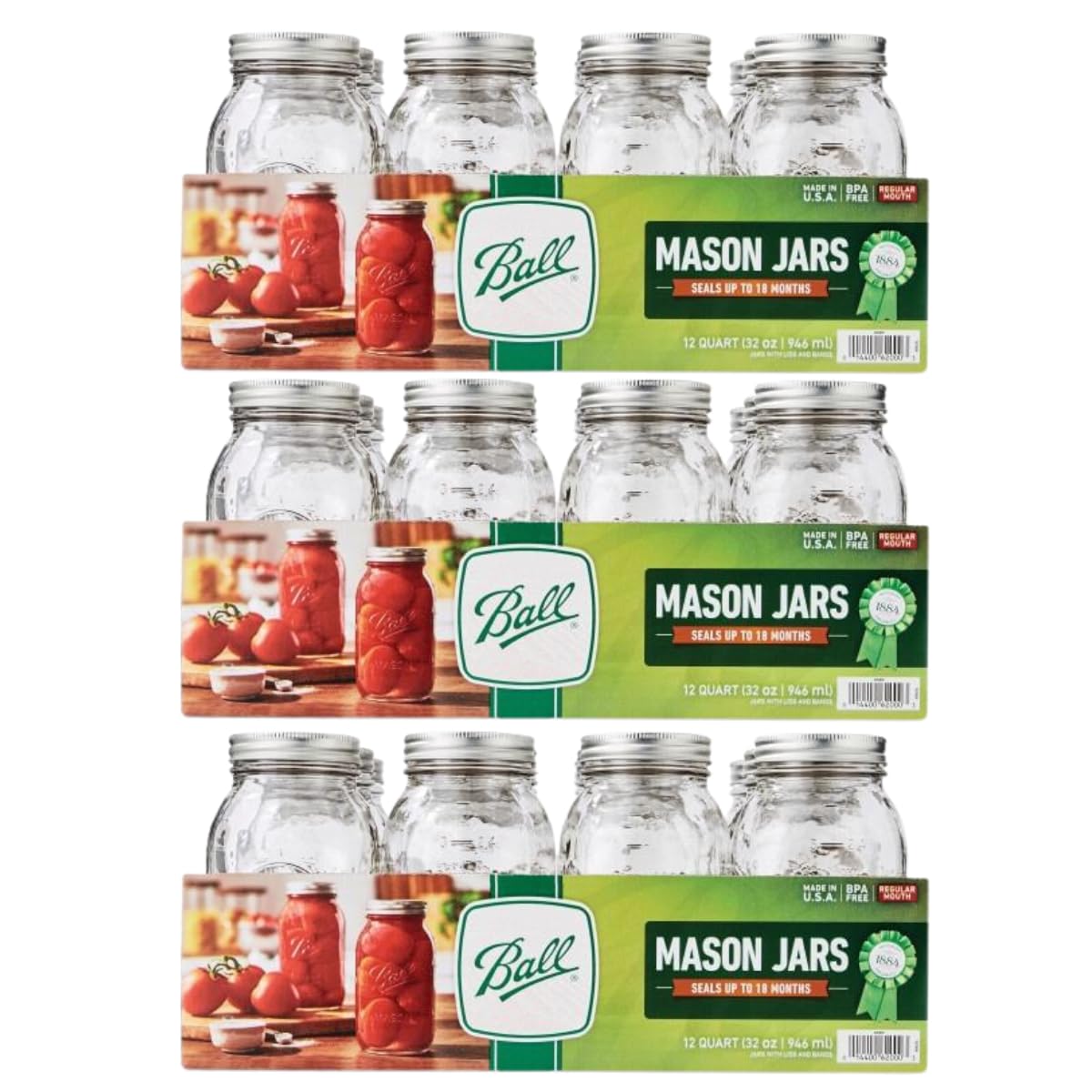 Wide Mason Jars with Lids