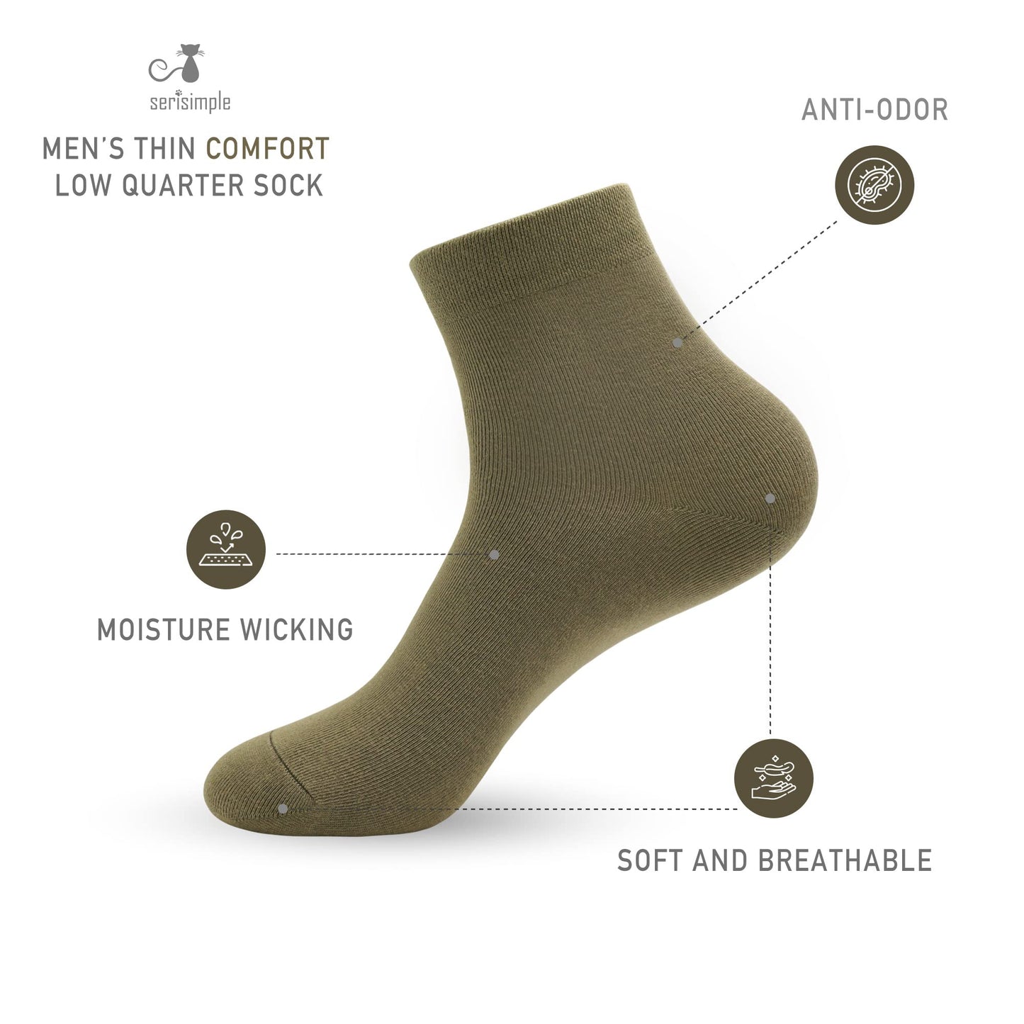 Viscose Bamboo Men’s Socks