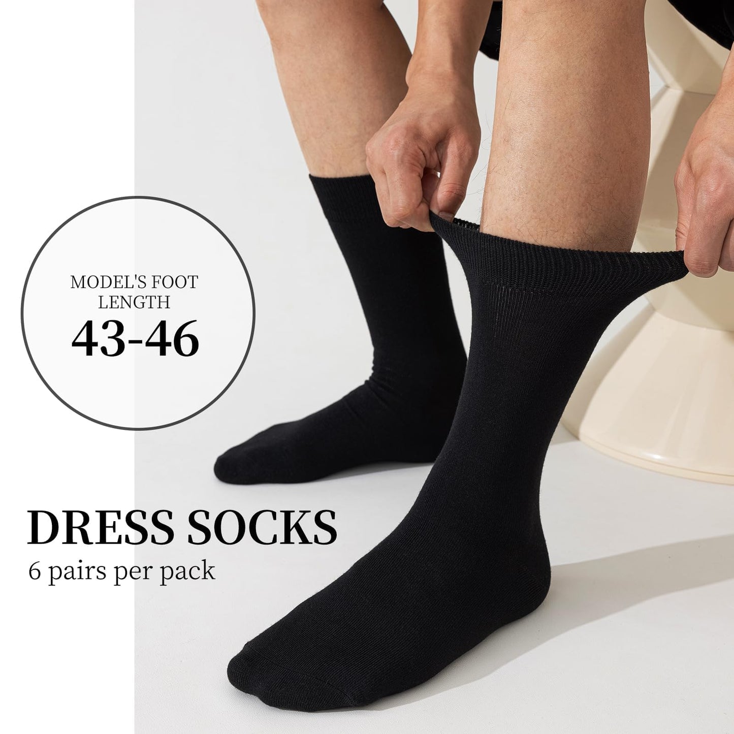 Soft Breathable Dress Socks