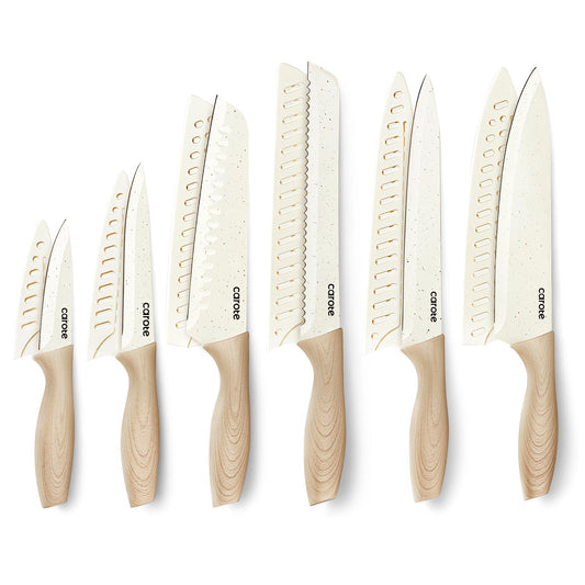 12Pcs Knife Set With Blade Guards